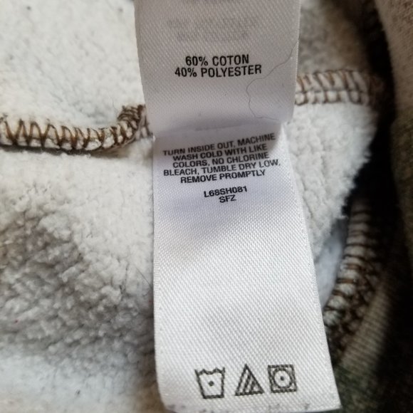 ❤️🛍️Cabela Kangaroo Camouflage Camo Hoodie  Size M❤️🛍️ - Picture 9 of 12